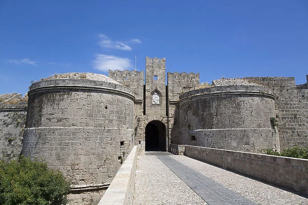 Gate d Amboise, Rhodes Old Town, UNESCO World Heritage Site, Rhodes