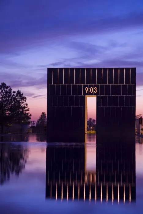 Framed Print : Gate of Time and Reflecting Pool Framed Print : Gate of Time and Reflecting Pool