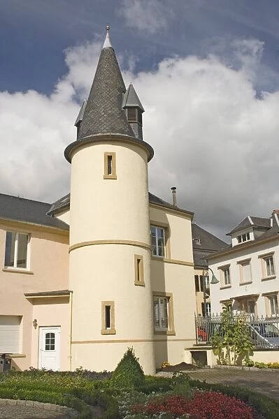 A gate tower at the Schloss