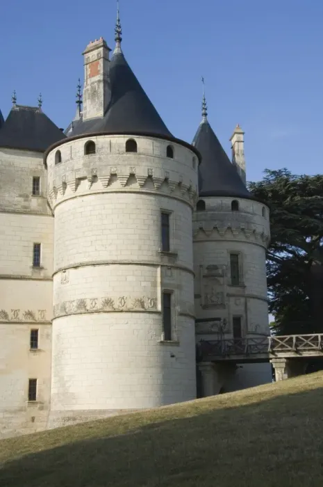 Framed Print : The Gate Towers, Chateau de Chaumont, Loir-et-Cher, Loire Valley, France, Europe