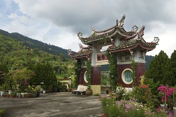 Gateway in the grounds of Kek Lok Si Buddhist temple, Air Itam, Georgetown