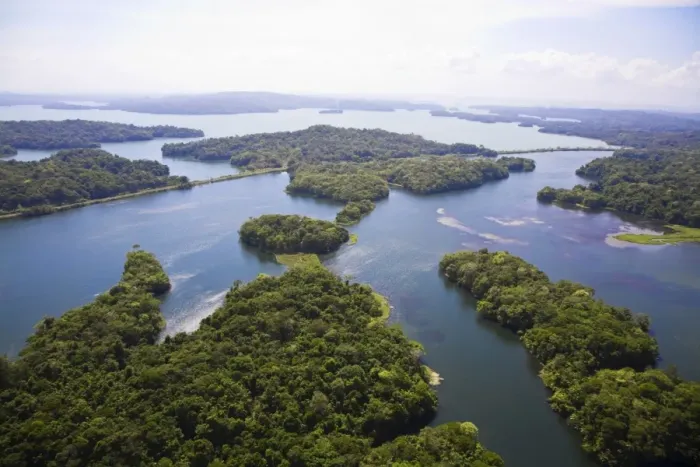 Framed Print : Gatun Lake near Panama Canal, Panama, Central America Framed Print : Gatun Lake near Panama Canal, Panama, Central America