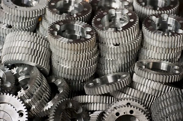 Gears, technological industry, Hebei, Province of Hebei, China, Asia