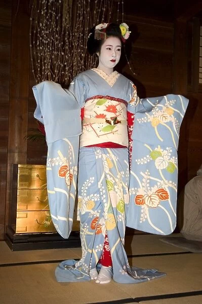 Geisha, maiko (trainee geisha) entertainment