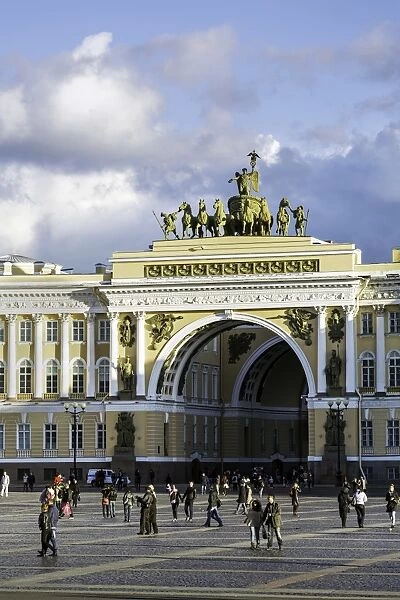General Staff Building, Hermitage Square, St. Petersburg, Russia, Europe