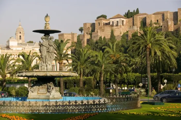 Framed Print : General Torrijos Square and Alcazaba Framed Print : General Torrijos Square and Alcazaba