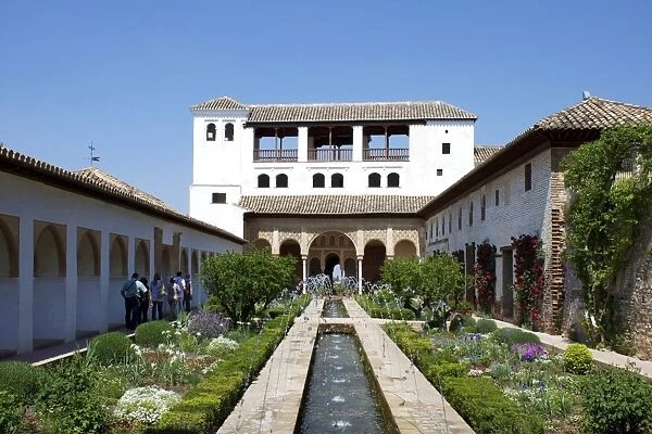 Generalife, Alhambra Palace, UNESCO World Heritage Site, Granada, Andalucia