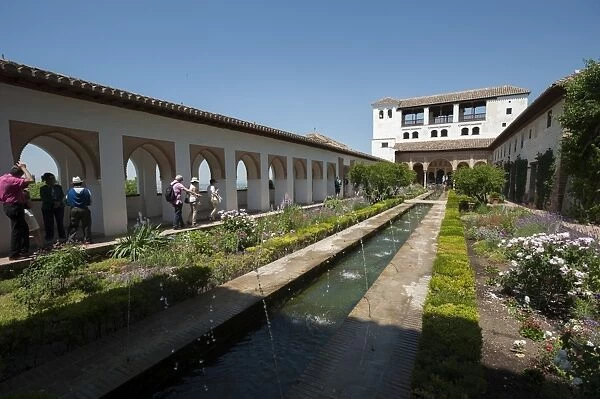 Generalife, Alhambra, UNESCO World Heritage Site, Granada, Province of Granada, Andalusia