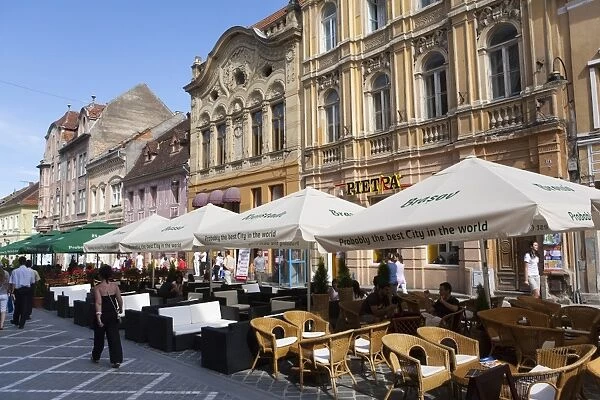 George Baritiu Street, Brasov, Transylvania, Romania, Europe