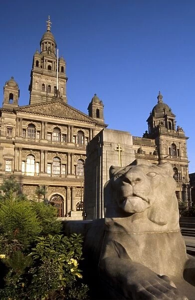 George Square and City Chambers dating from 1888