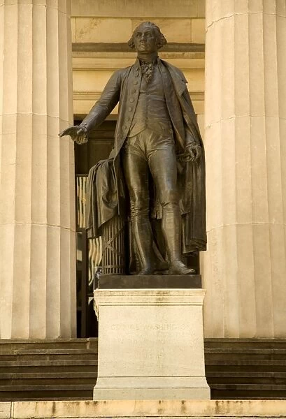 George Washington statue outside Federal Hall National Memorial
