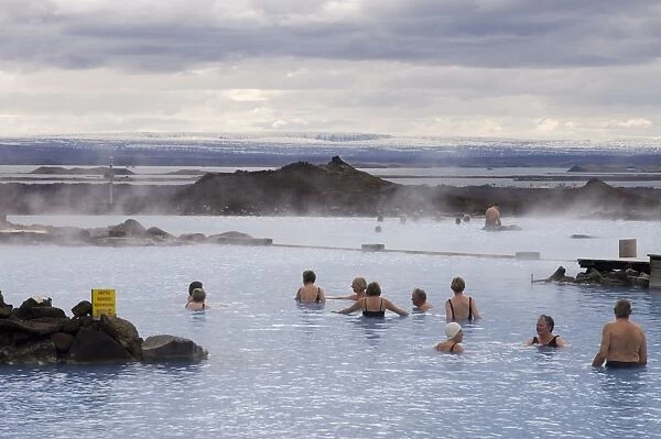 Geothermal hot spring, Reykjahlid, Iceland, Polar Regions