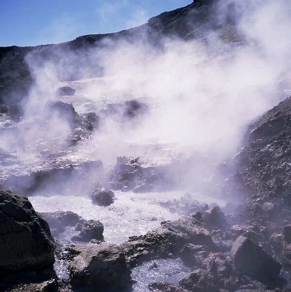 Geothermal steam vents