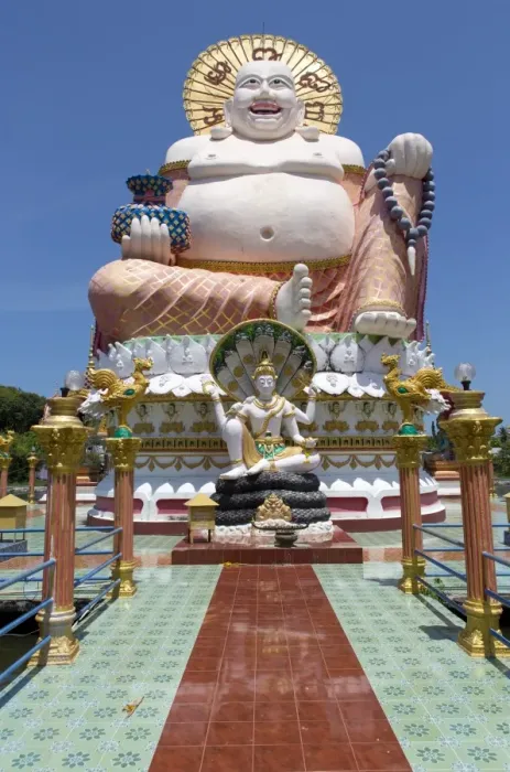 Framed Print : Giant Buddha image at Wat Plai Laem on the North East coast of Koh Samui, Thailand, Southeast Asia, Asia Framed Print : Giant Buddha image at Wat Plai Laem on the North East coast of Koh Samui, Thailand, Southeast Asia, Asia
