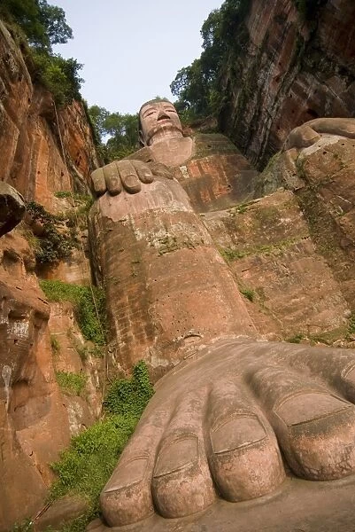 Giant Buddha, UNESCO World Heritage Site, Leshan, Sichuan, China, Asia