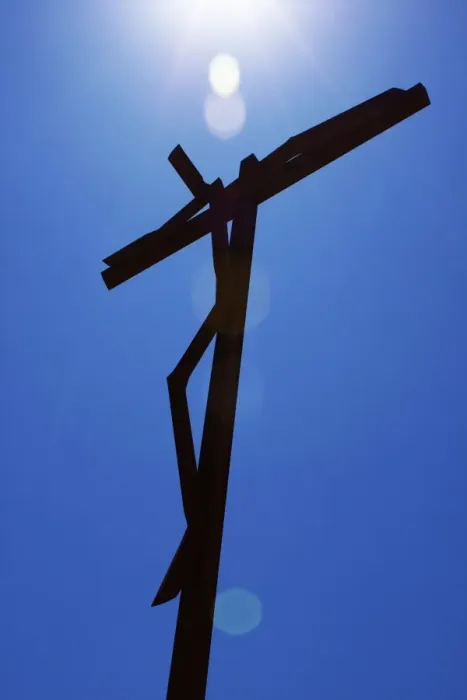 Framed Print : Giant Crucifix, Fatima, Portugal, Europe Framed Print : Giant Crucifix, Fatima, Portugal, Europe