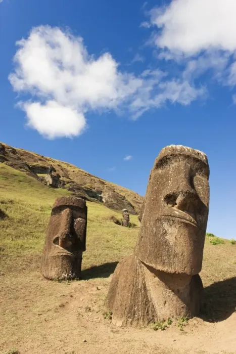 Framed Print : Giant monolithic stone Moai statues at Rano Raraku, Rapa Nui (Easter Island) Framed Print : Giant monolithic stone Moai statues at Rano Raraku, Rapa Nui (Easter Island)