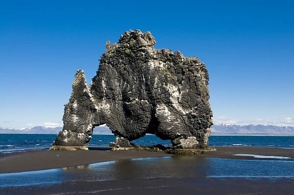 Giant rock formation of Vatnsnes, Iceland, Polar Regions