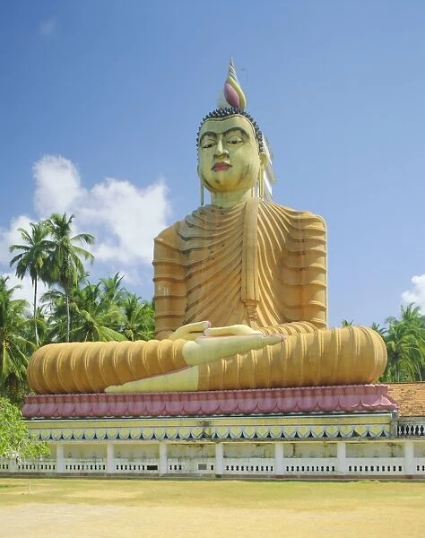 Giant seated Buddha statue