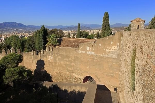 Gibralfaro Castle, Malaga, Andalusia, Spain, Europe