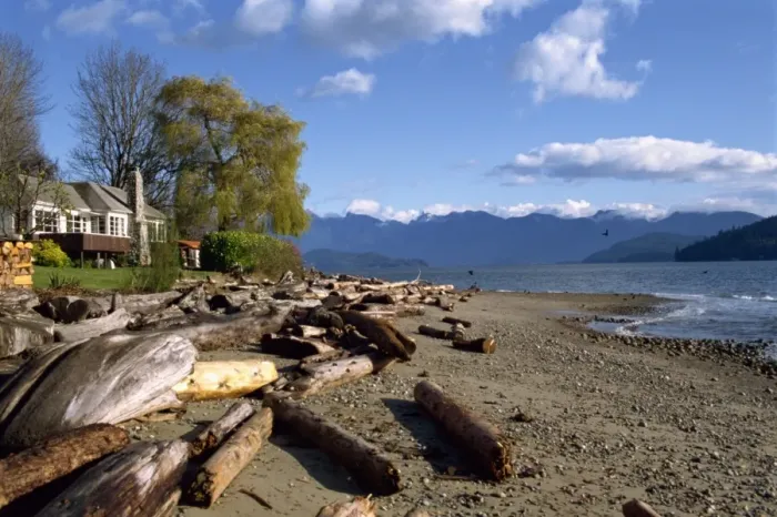 Framed Print : Gibsons Landing area, near Vancouver, British Columbia, Canada, North America Framed Print : Gibsons Landing area, near Vancouver, British Columbia, Canada, North America