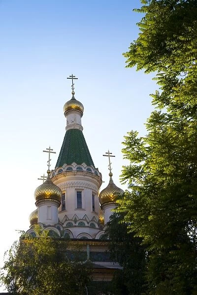 Gilded domes, Church of St. Nicholas the Miracle Maker (The Russian Church)
