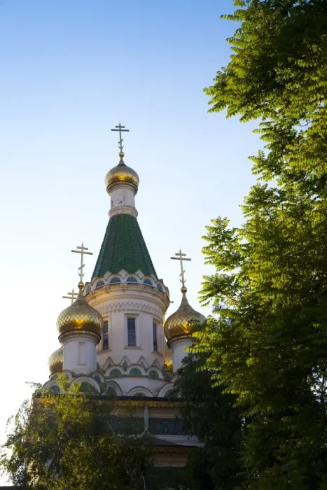 Framed Print : Gilded domes, Church of St. Nicholas the Miracle Maker (The Russian Church) Framed Print : Gilded domes, Church of St. Nicholas the Miracle Maker (The Russian Church)