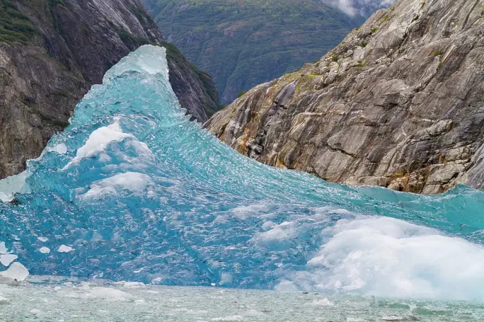 Framed Print : Glacial iceberg detail from ice calved off the Sawyer Glacier in Tracy Arm, Southeast Alaska, United States of America Framed Print : Glacial iceberg detail from ice calved off the Sawyer Glacier in Tracy Arm, Southeast Alaska, United States of America