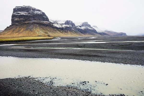Glacial river melt, Iceland, Polar Regions