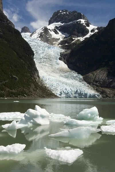 Glaciar Serrano (Serrano Glacier), Ultima Esperanza Fjord, Puerto Natales, Patagonia, Chile, South America