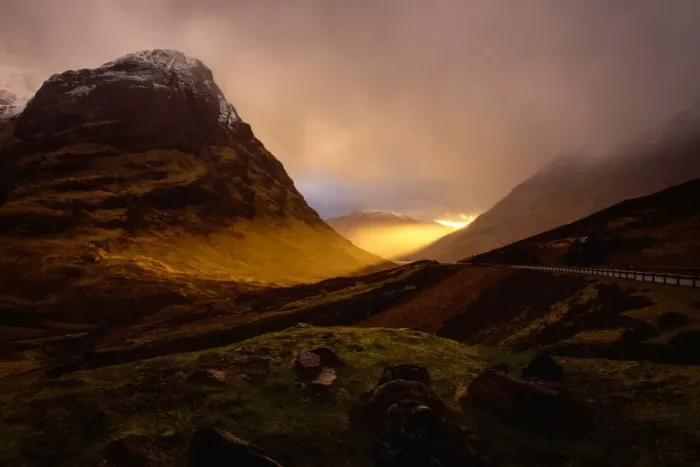 Framed Print : Glencoe Sunset, Scottish Highlands, Scotland, United Kingdom, Europe Framed Print : Glencoe Sunset, Scottish Highlands, Scotland, United Kingdom, Europe
