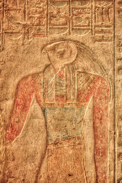 The God Horus, Bas Relief, Beit al-Wali Temple, Kalabsha, UNESCO World Heritage Site