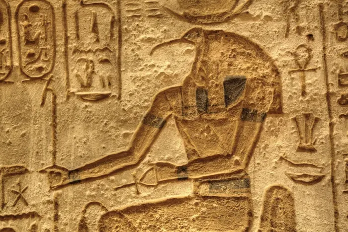 Framed Print : God Thoth, Sunken Relief, Lateral Chamber, Ramses II Temple, UNESCO World Heritage Site Framed Print : God Thoth, Sunken Relief, Lateral Chamber, Ramses II Temple, UNESCO World Heritage Site