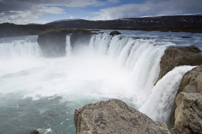 Framed Print : Godafoss waterfalls