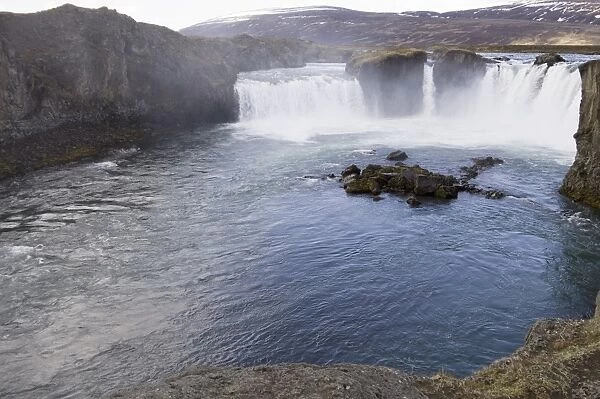 Godafoss waterfalls, Iceland, Polar Regions