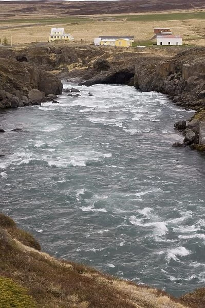 Godafoss waterfalls, Iceland, Polar Regions