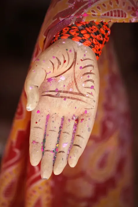 Framed Print : Goddesss hand detail of a statue, Goverdan, Uttar Pradesh, India, Asia Framed Print : Goddesss hand detail of a statue, Goverdan, Uttar Pradesh, India, Asia