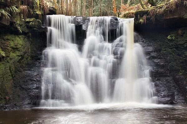 Goitstock Waterfall, Cullingworth, Yorkshire, England, United Kingdom, Europe