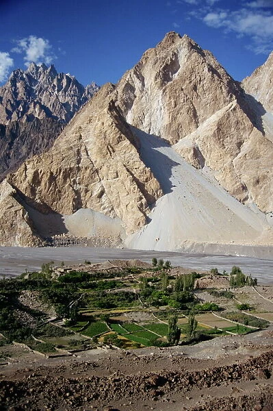 The Gojal Region seen from the Karakoram Highway