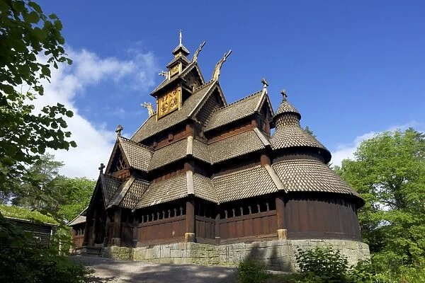 Gol 13th century Stavkirke (Wooden Stave Church), Norsk Folkemuseum Folk Museum