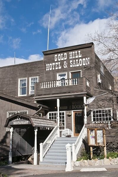Gold Hill Hotel and Saloon, Nevadas oldest hotel dating from 1859, Virginia City, Nevada, United States of America, North America
