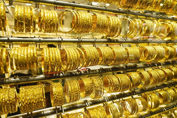 The Gold Souk, Al Ras, Deira, Dubai, United Arab Emirates, Middle East