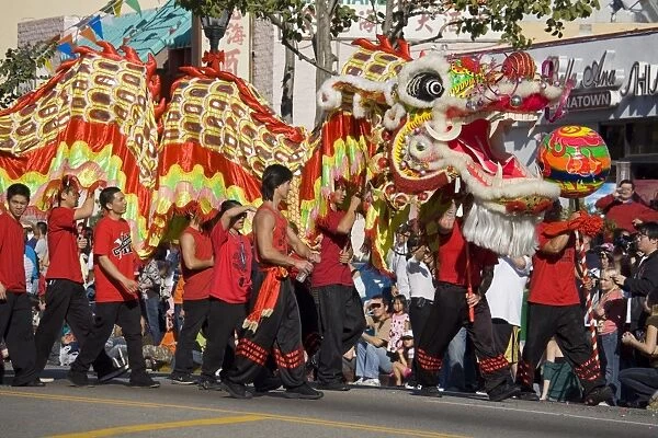 Golden Dragon Parade, Chinese New Year Festival, Chinatown, Los Angeles