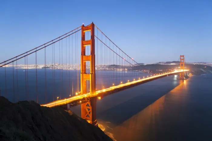 Framed Print : Golden Gate Bridge, San Francisco, California, United States of America, North America Framed Print : Golden Gate Bridge, San Francisco, California, United States of America, North America