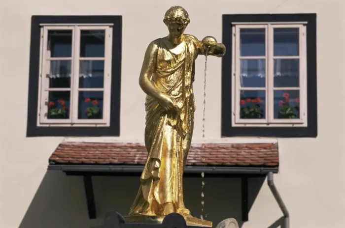 Framed Print : Golden statue Framed Print : Golden statue