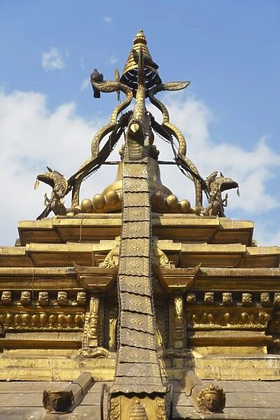 Golden Temple, Patan, UNESCO World Heritage Site, Kathmandu, Nepal, Asia