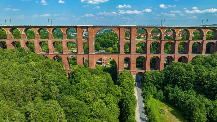 Framed Print : Goltzsch Viaduct, largest brick-built bridge in the world, Saxony, Germany, Europe Framed Print : Goltzsch Viaduct, largest brick-built bridge in the world, Saxony, Germany, Europe