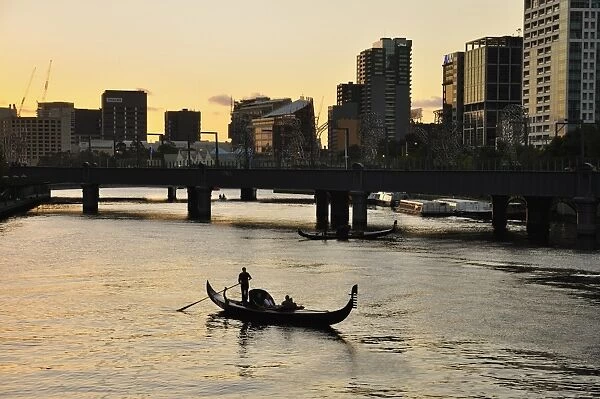 Gondola on the Yarra River, Melbourne, Victoria, Australia, Pacific