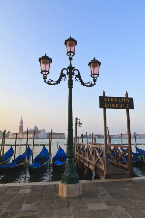 Framed Print : Gondolas moored by Riva degli Schiavoni, looking towards San Giorgio Maggiore Framed Print : Gondolas moored by Riva degli Schiavoni, looking towards San Giorgio Maggiore