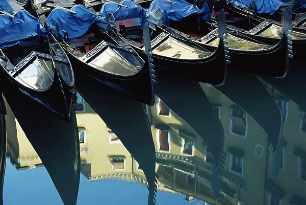 Gondolas and reflections, Orseole, near St